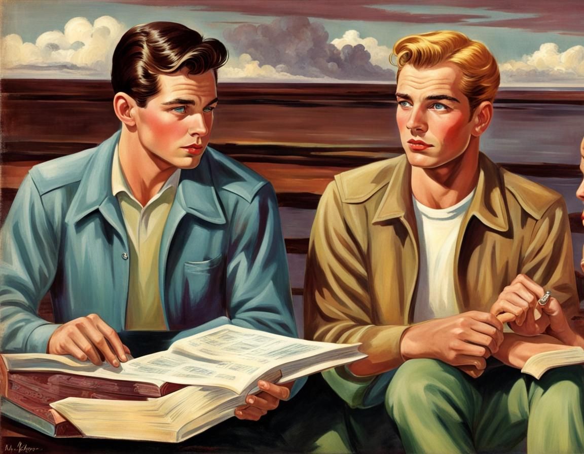 Vintage Gay Detectives Solve a Mystery