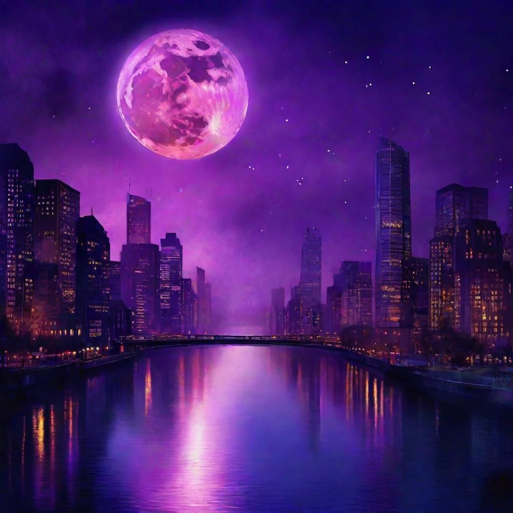 purple city