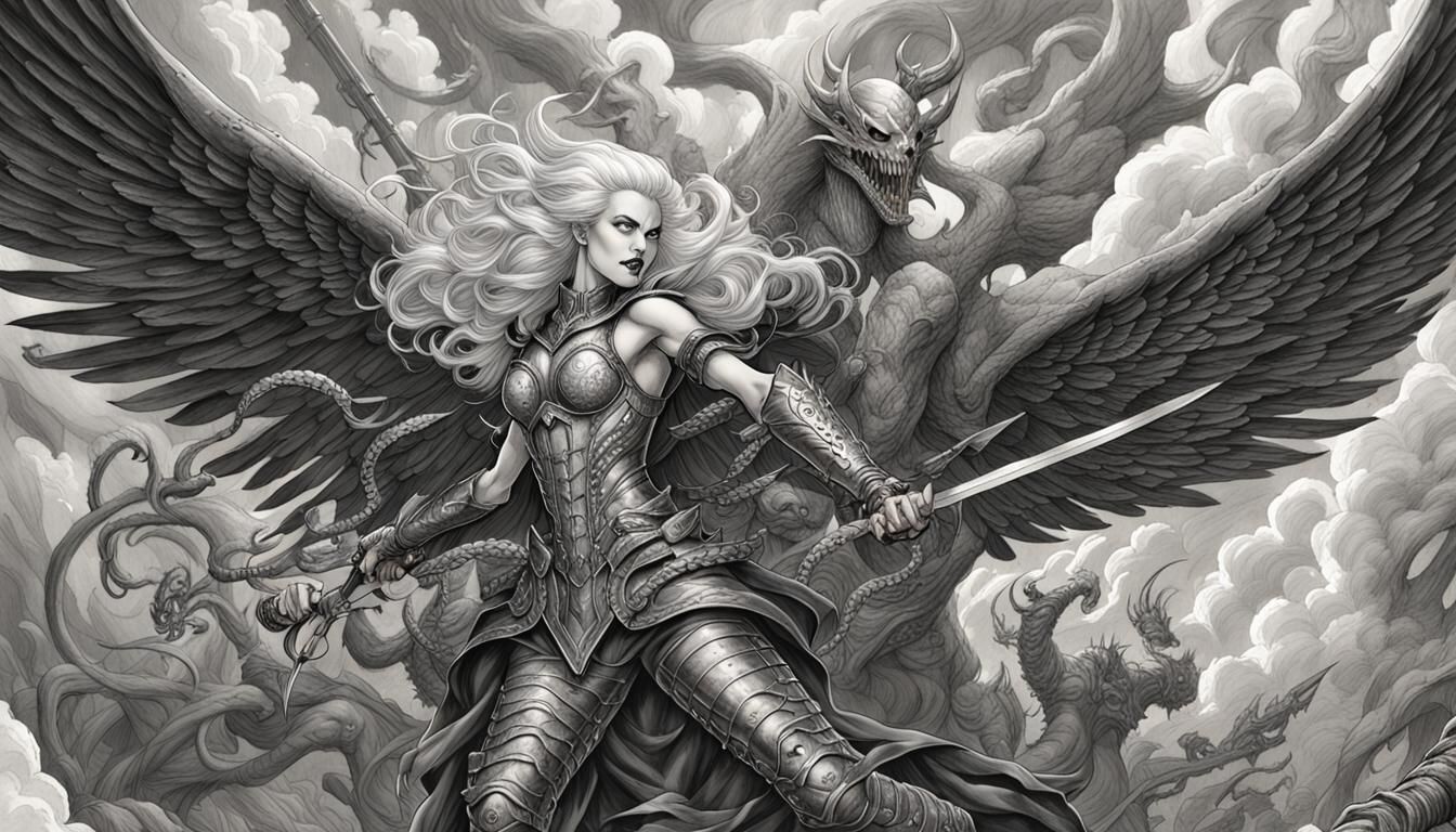 A girl and her guardian demon