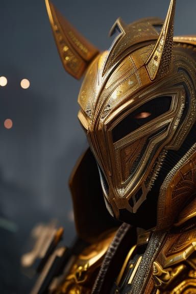 Filigree Ironman as Batman on Dark Street