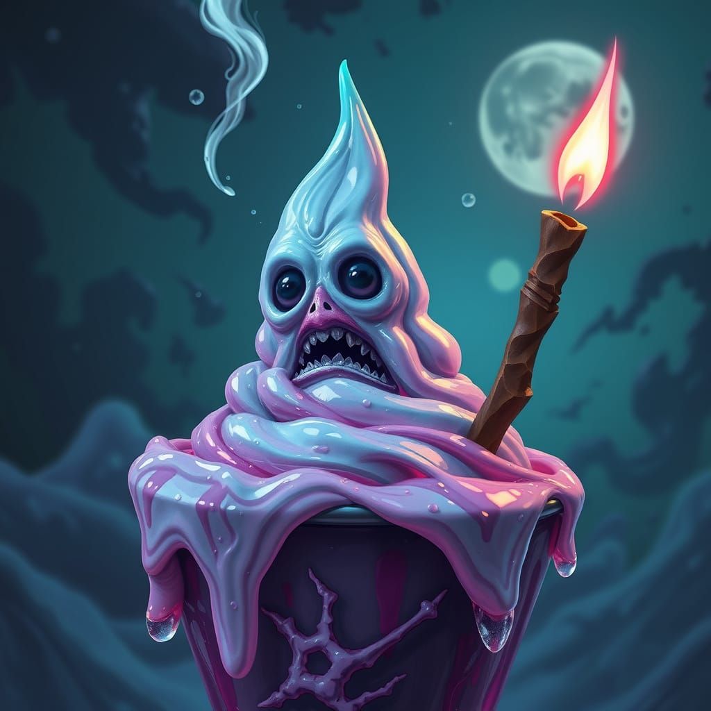 Eldritch Cursed Ice Cream Creation
