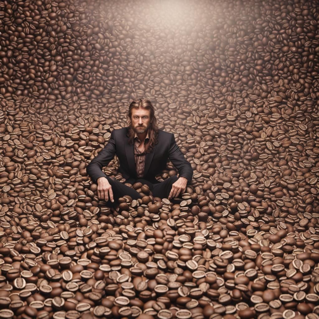 Epic Sea of Coffee: Dramatic Digital Painting