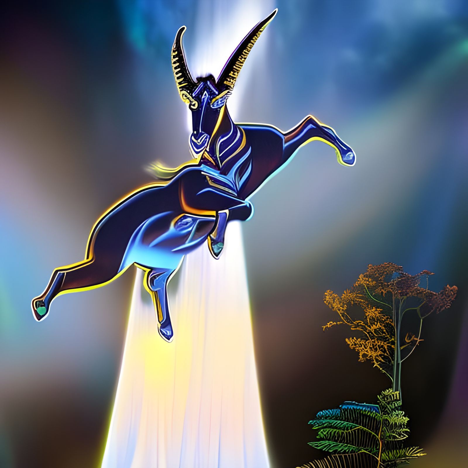 Goats Dancing in the Fern Gully