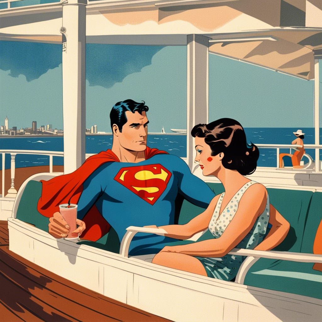 Superman and Lois Lane Cruise Vacation