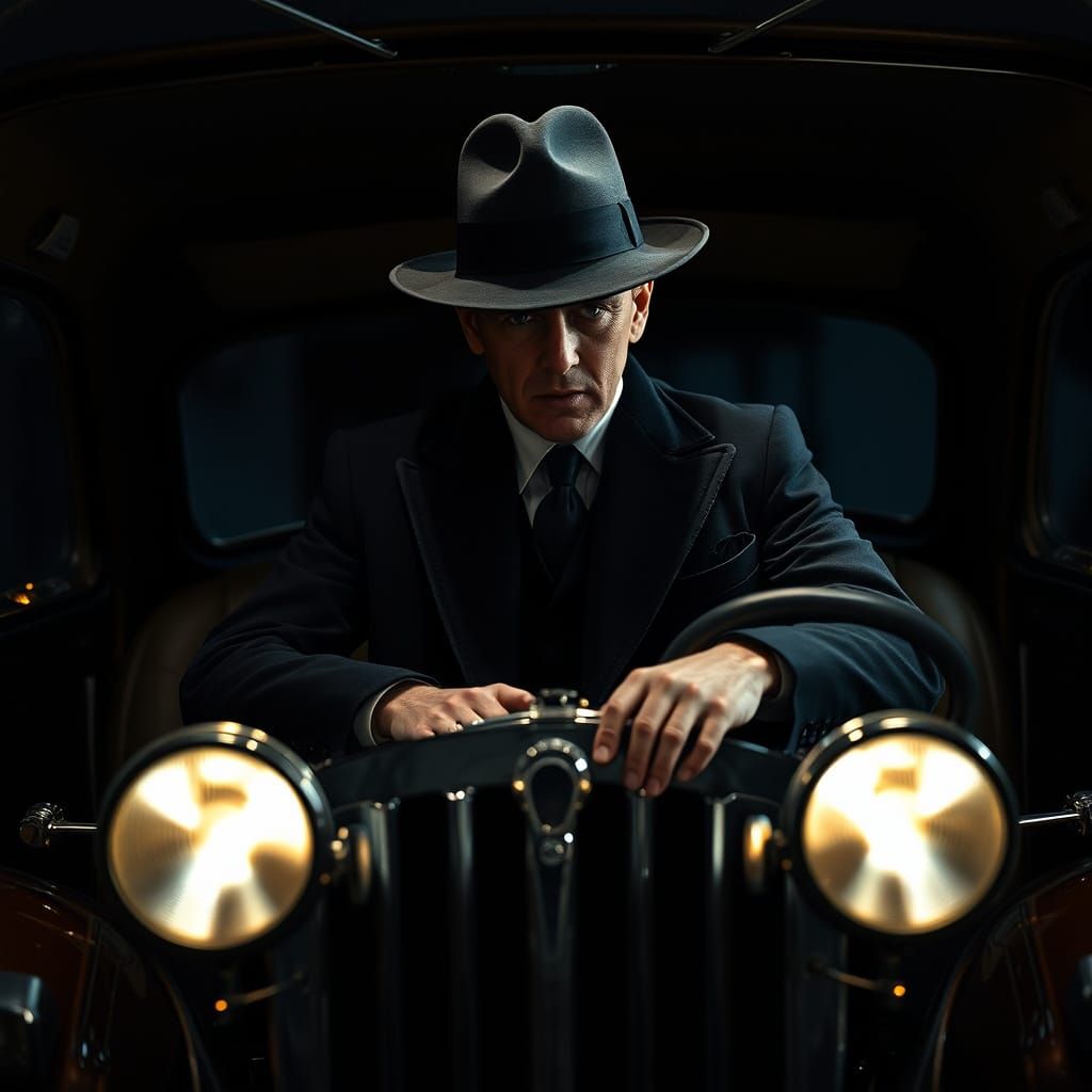 Vulture in Suit at ATM, Agatha Christie Style