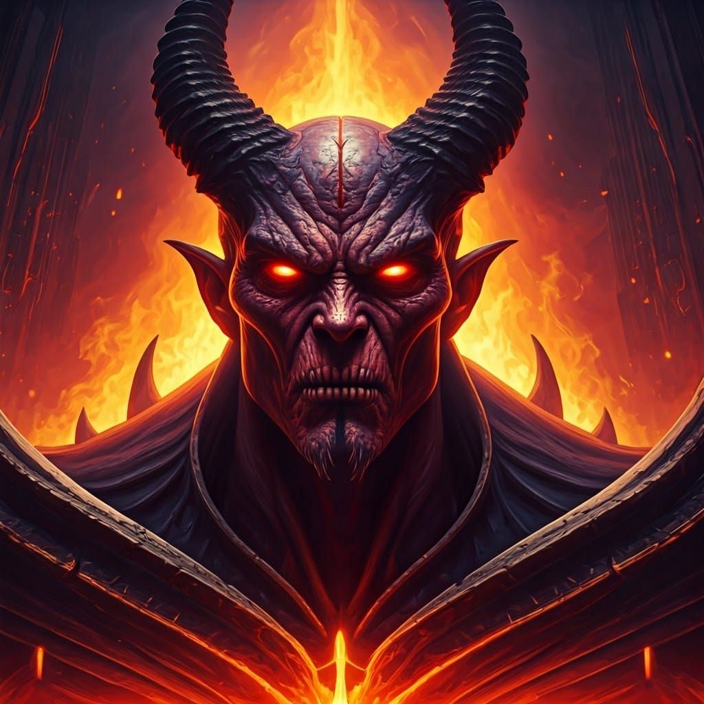 Enraged Demon Lord in Infernal Vortex