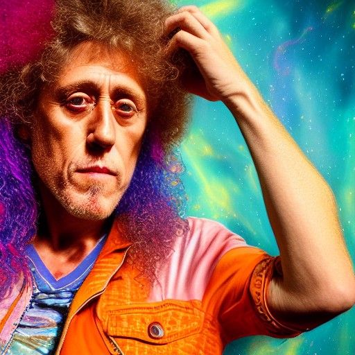 Roger Daltrey as Tommy: Cosmic Digital Portrait