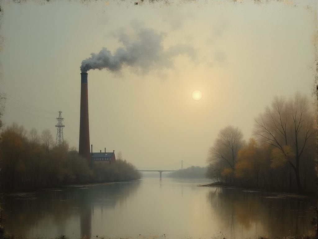 Oil Painting Tonalist style