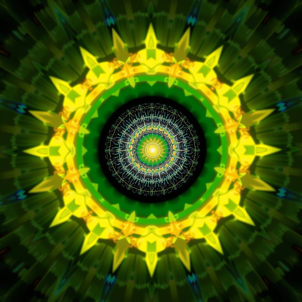 Mechanical Rabbit in Recursive Fractal Mirror