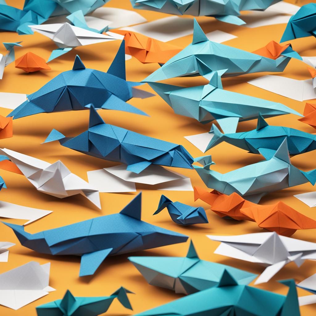 Origami World: Whales, Birds, and Wildebeest in Papercraft