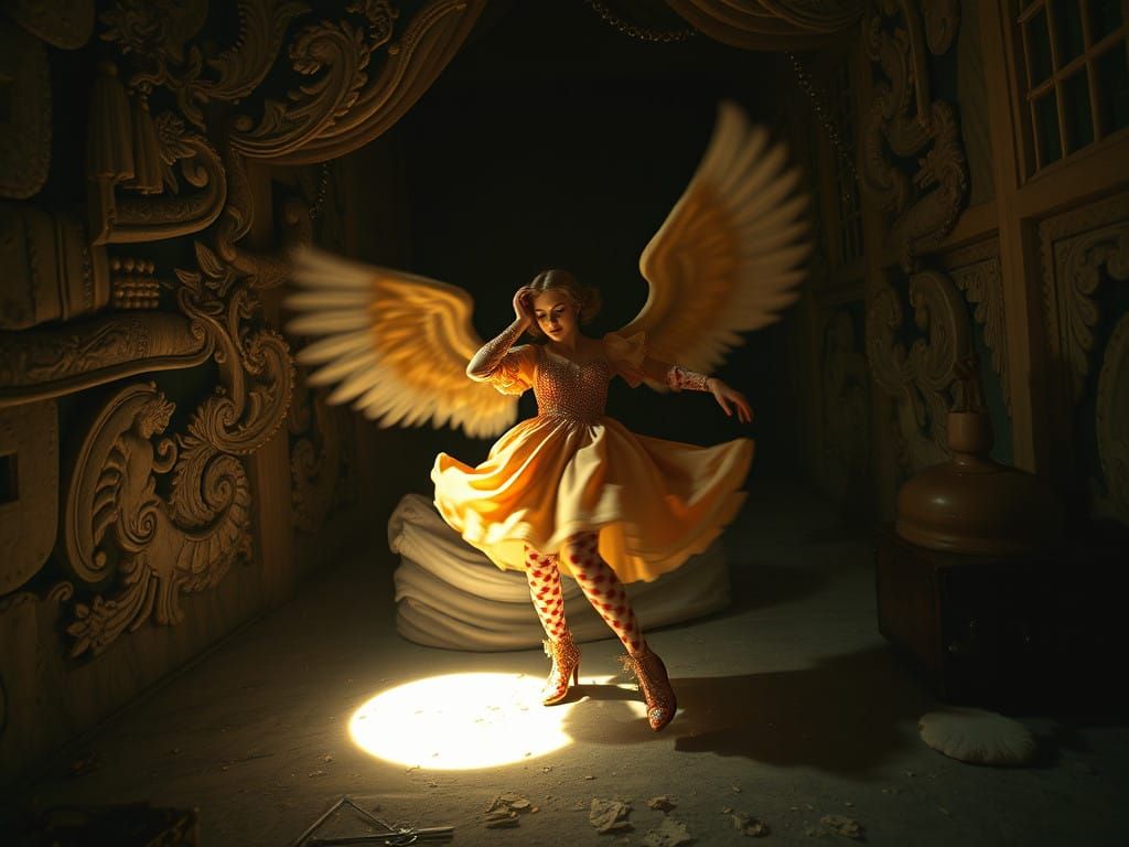 The Semi-Abstract Harlequin That Never Was - Existential Themes