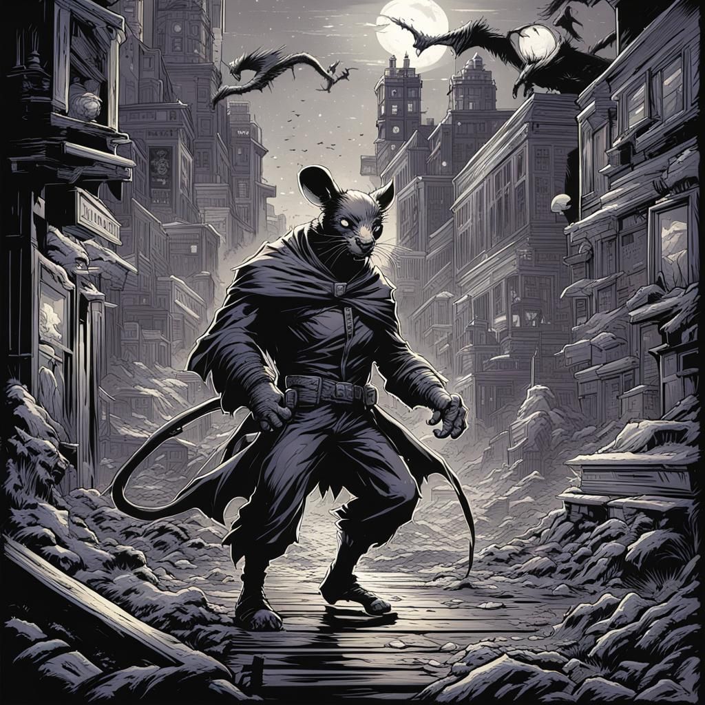 Ratman Comic Book Art by Mark Brooks