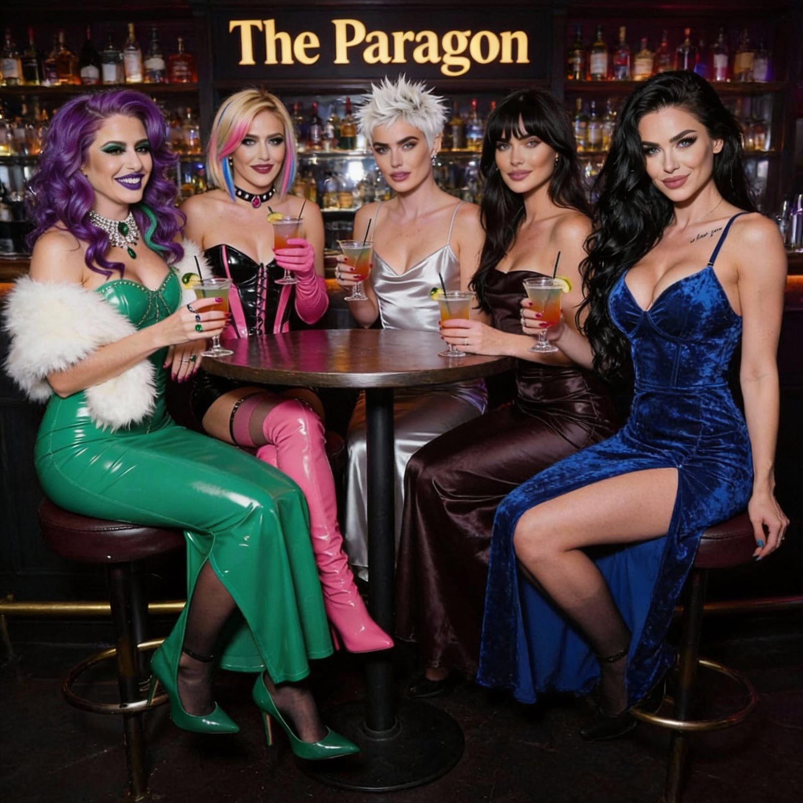 Women Gathered Around a Table