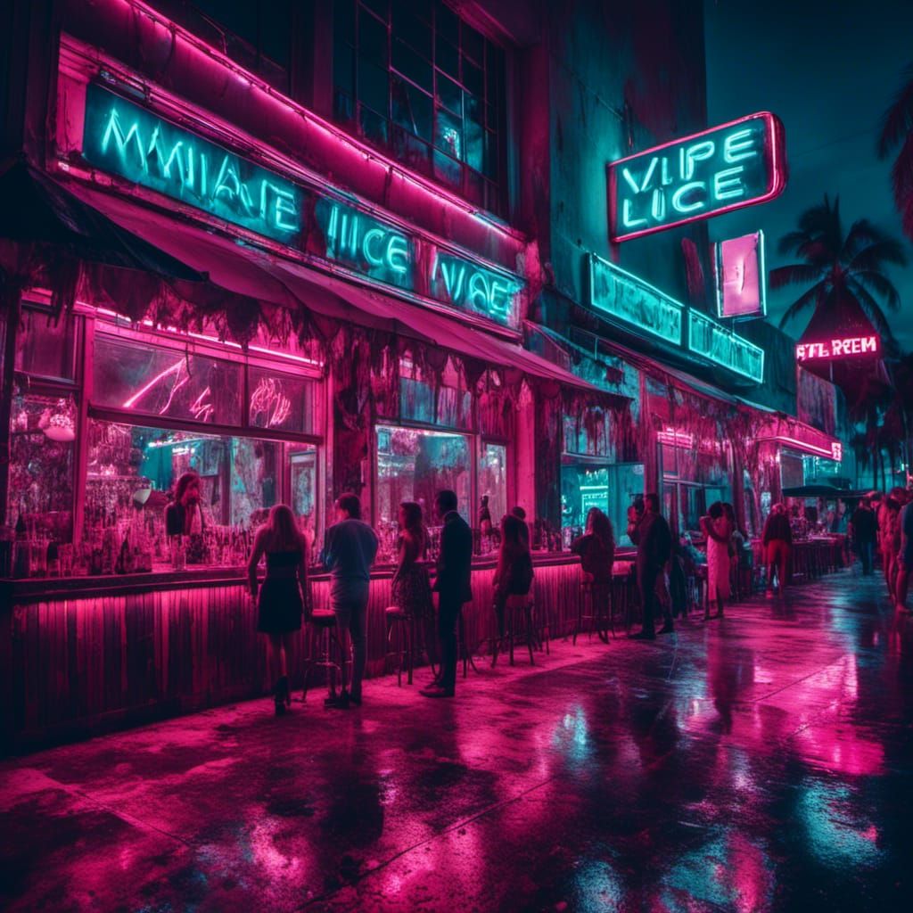Miami Vice 80s Neon Party in Florida