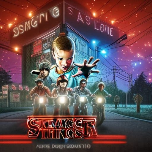 Stranger Things Matte Painting in Unreal Engine 5