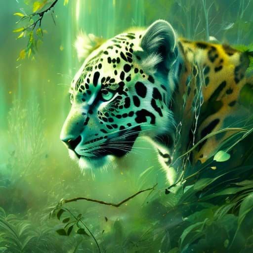 <lora:Epic Sci Fi SD1-5:1.0> Mystic Hunter Amidst Silvered L...