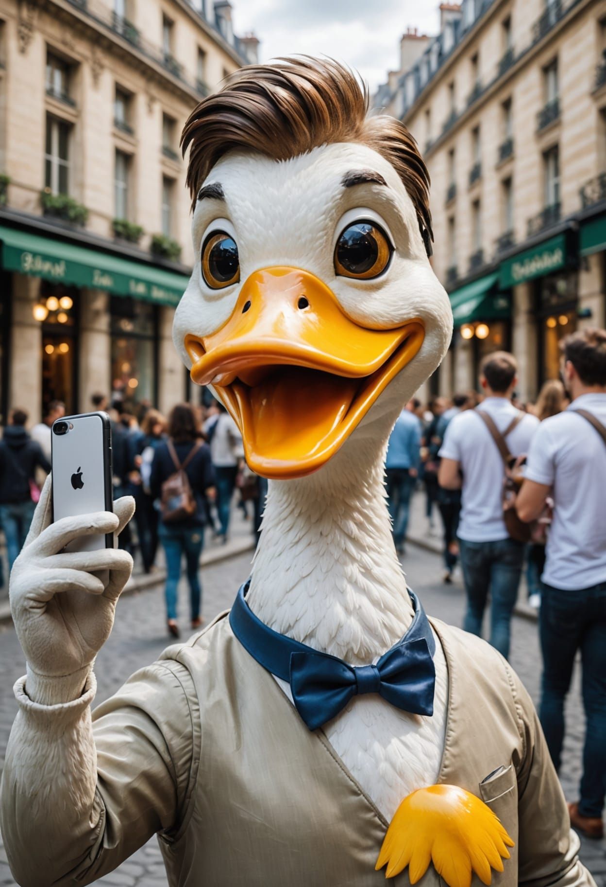 Duck selfie