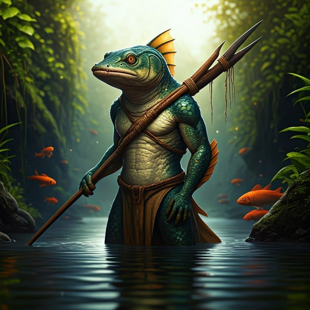 Alligator Gar Inspired Locathah