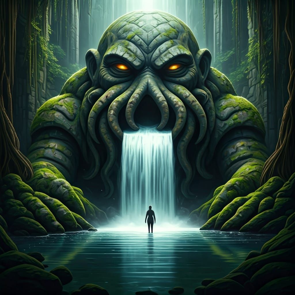 Cthulhu Waterfall: A Cosmic Horror Oasis
