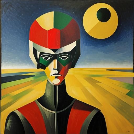 Black Square in Suprematist Style