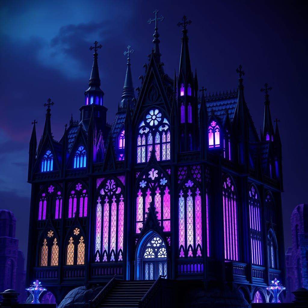 Victorian Gothic-Inspired PC Build as Sacred Monolith