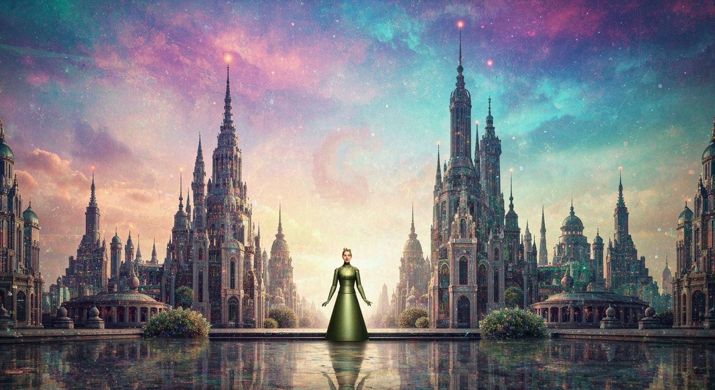 Dorothy's Kansas Tornado: A Fantasy Double Exposure