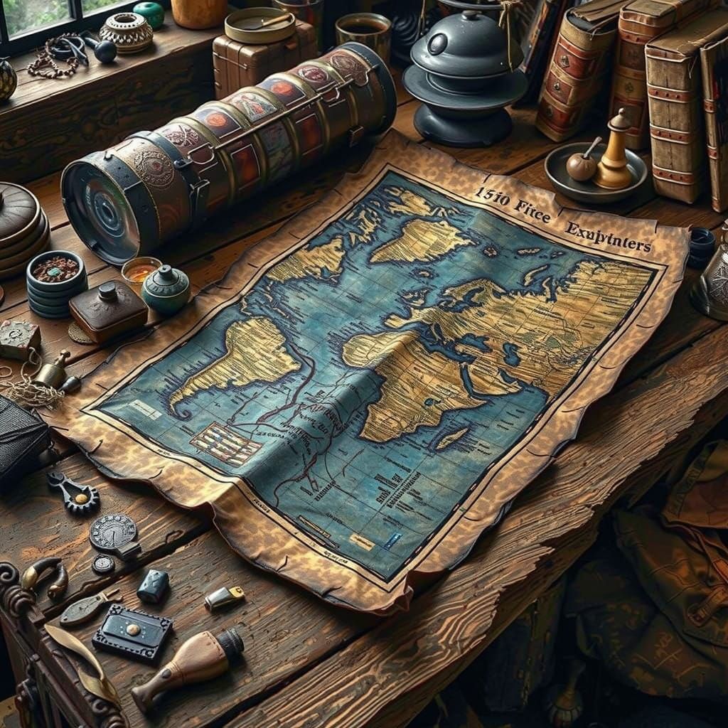 The Cartographer's Treasure Map