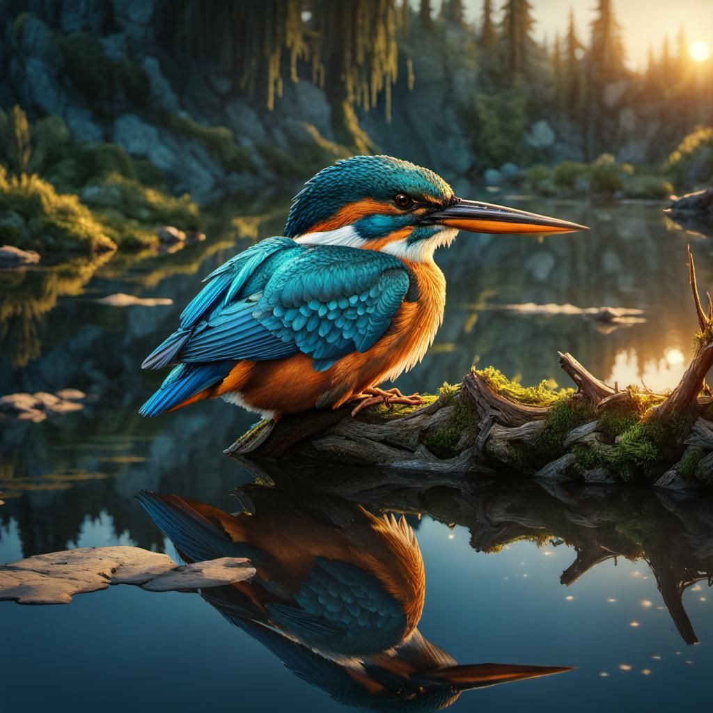 Majestic Kingfisher