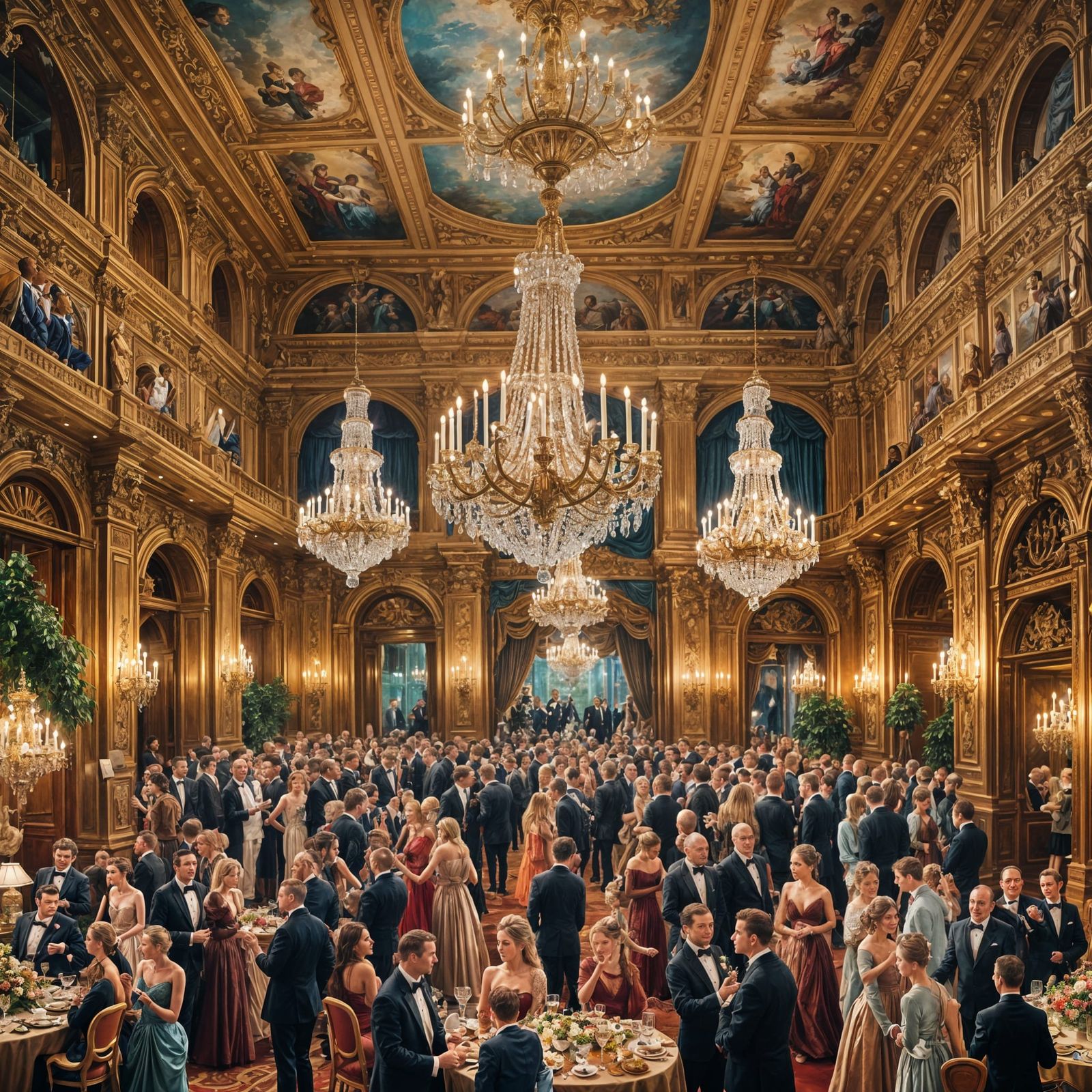 AI Image of Rich People