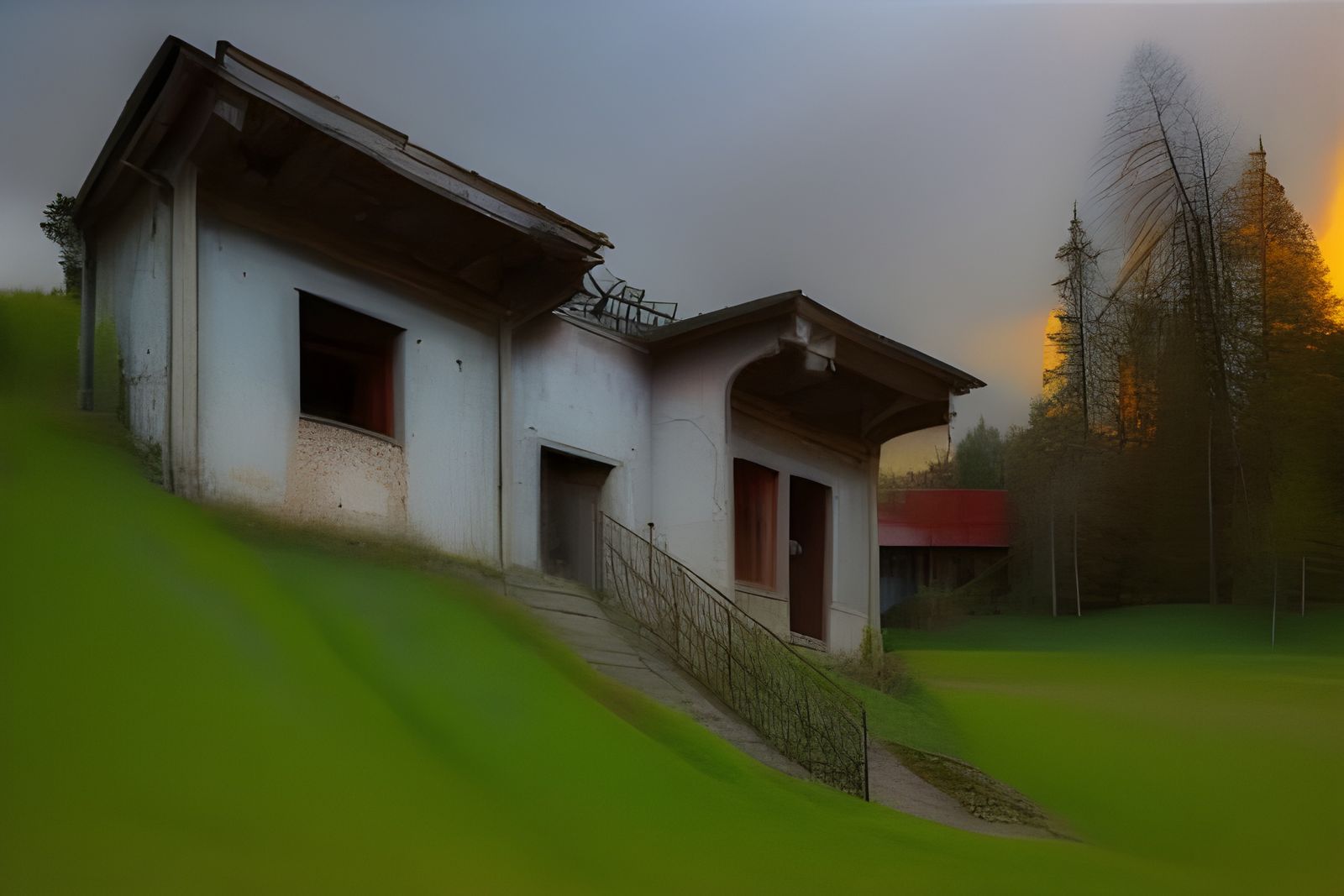 Street View Through Window in 3D Shading