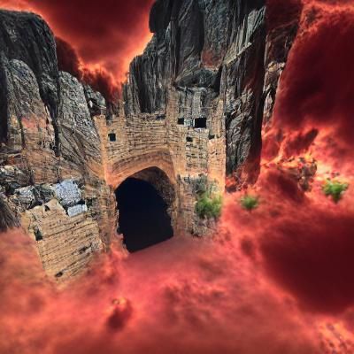 Dramatic 8K Resolution Image of Hell's Gate