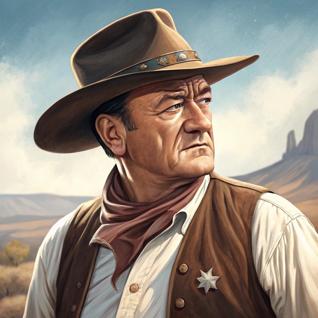 AI Portrait of a Cowboy