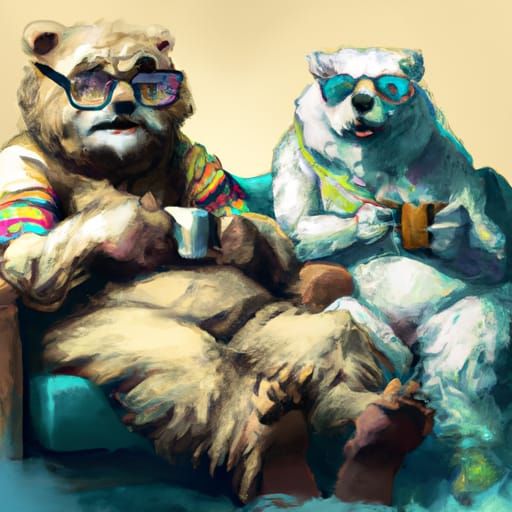 Bears in Love: Coffee and Companionship