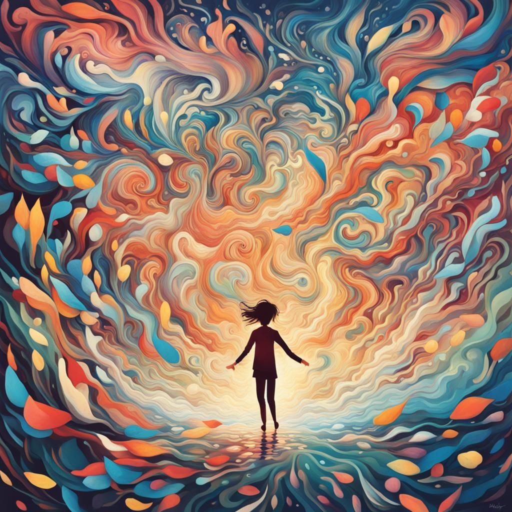 AI Interpretation of Mind Blowing Joy