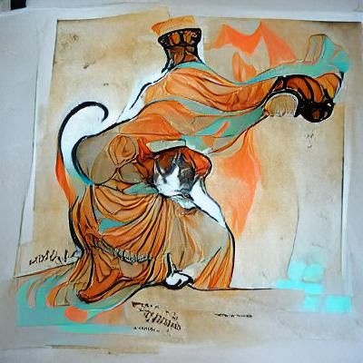 Art Nouveau Illustration in Mucha Style