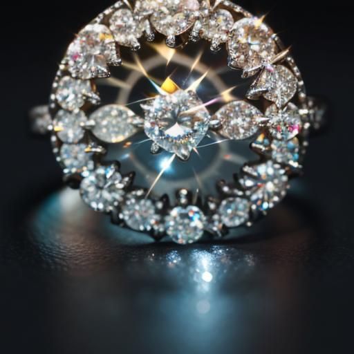 Sparkling Diamond Ring: Professional Photography