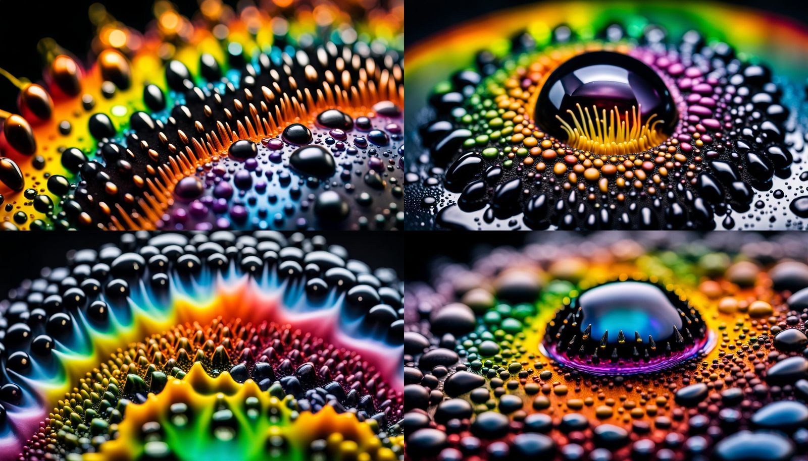 Rainbow Ferrofluid
