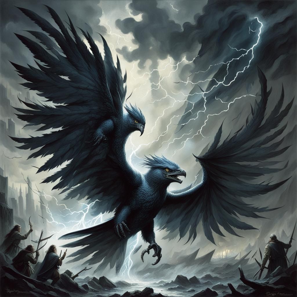 Electric Thunder Bird of Demonic Spirits