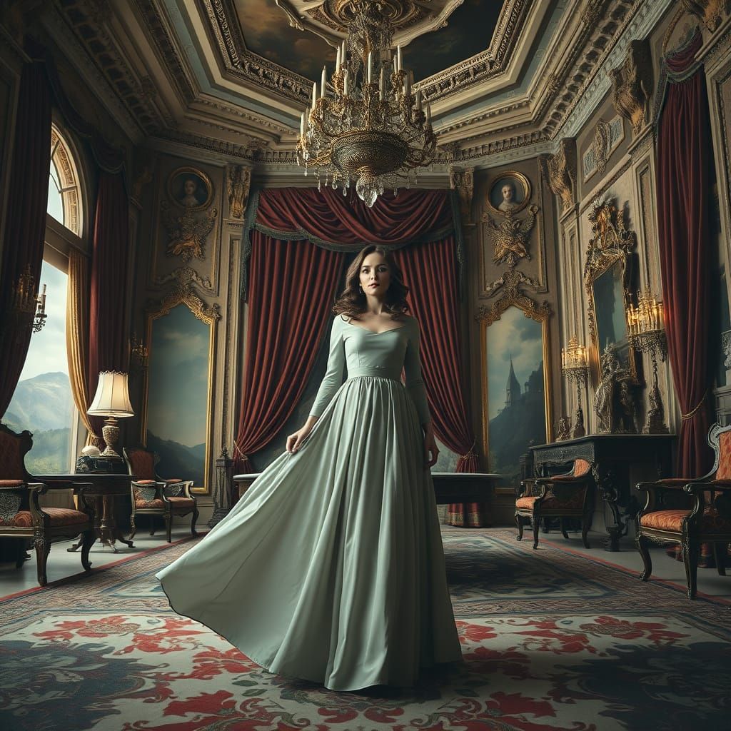 Baroque Petrograd Mansion in Autumnal Hush