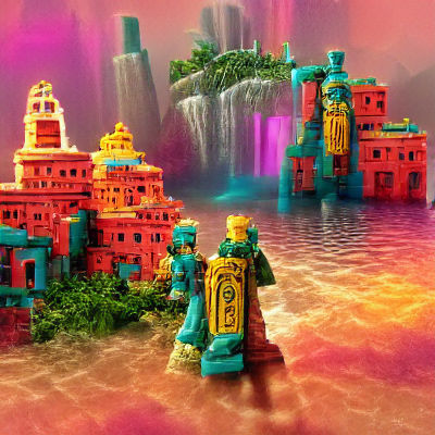 Futuristic Underwater City of Atlantis