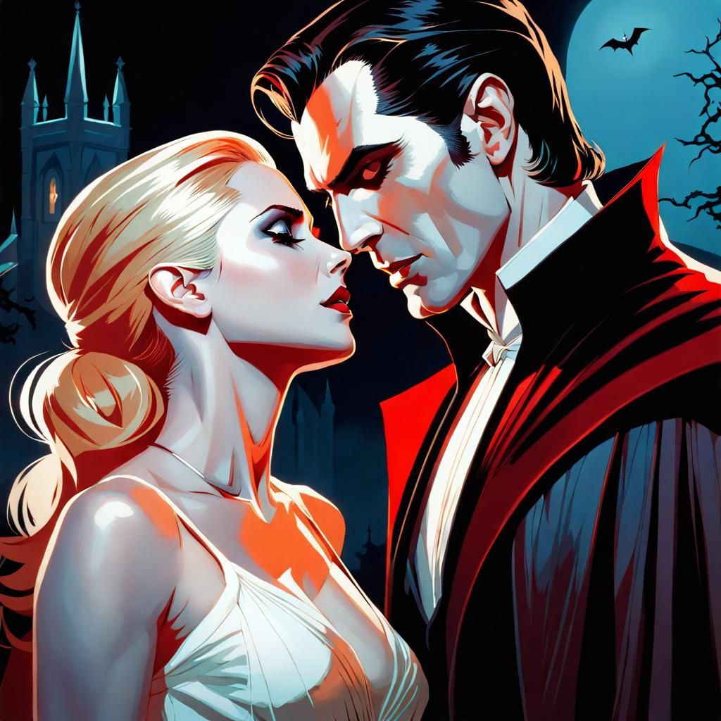 Buffy and Dracula: Ethereal Moonlight Encounter