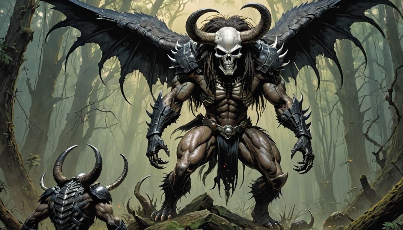 Grimdark Mutant with Death Energy and Razor Claws