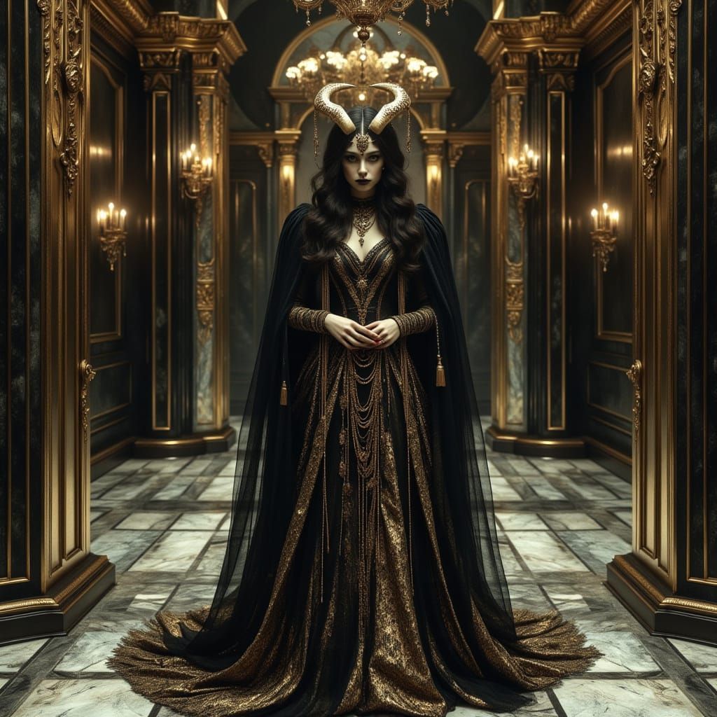 Countess Seraphine Umbra in Gothic Vampire Hall