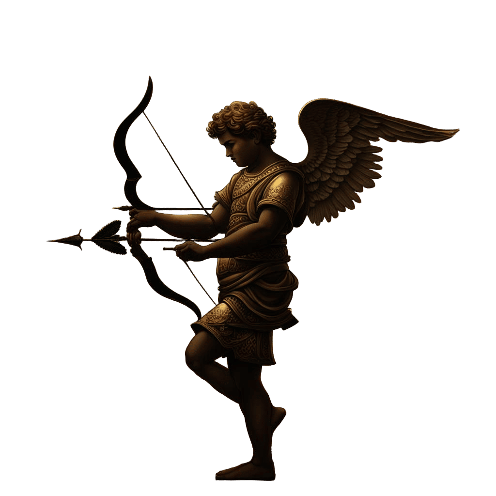 Cupid's Heart Arrow in Rafael Style