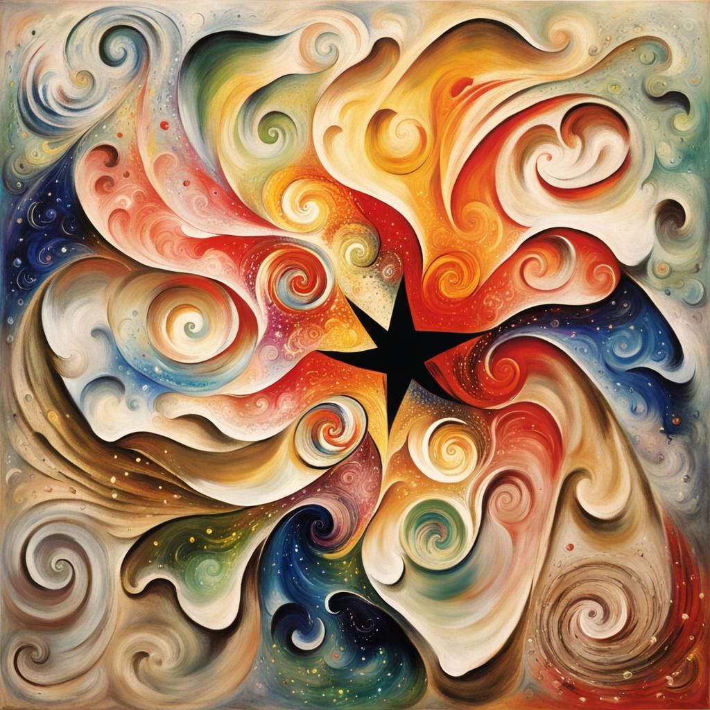 Chagall-esque Nebula of Flowing Stars