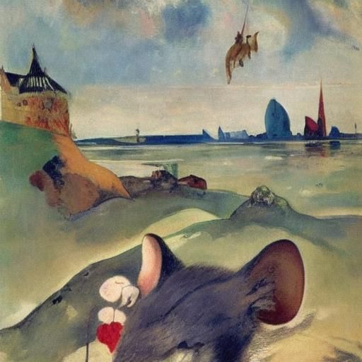 Mouse in Exile: Vintage Travel Poster Art