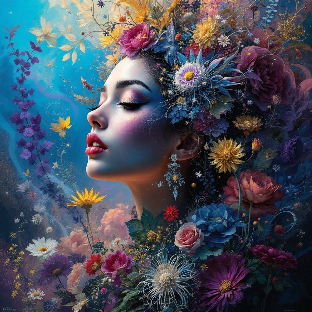 Ethereal Portrait in Anna Dittmann Style