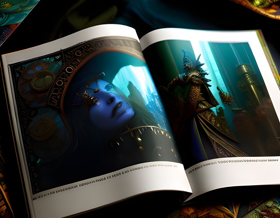 Jester Entertains Crowd in Expressionist Comic Style