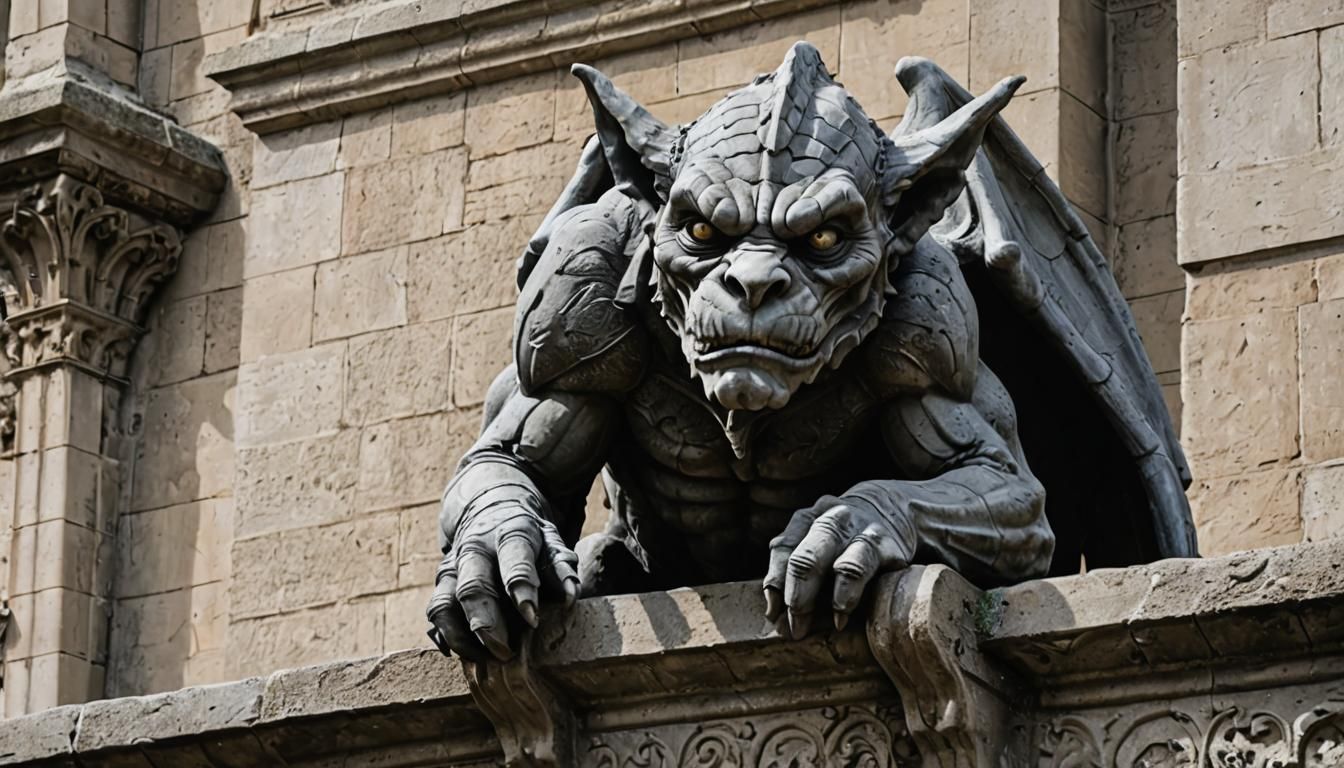Gargoyle Image Generated by AI