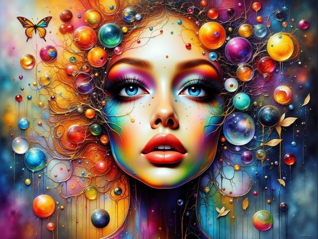 Abstract Tongue-in-Cheek Art in Bertrand Lavier Style